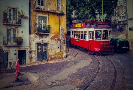 Portugal old town alfama photo