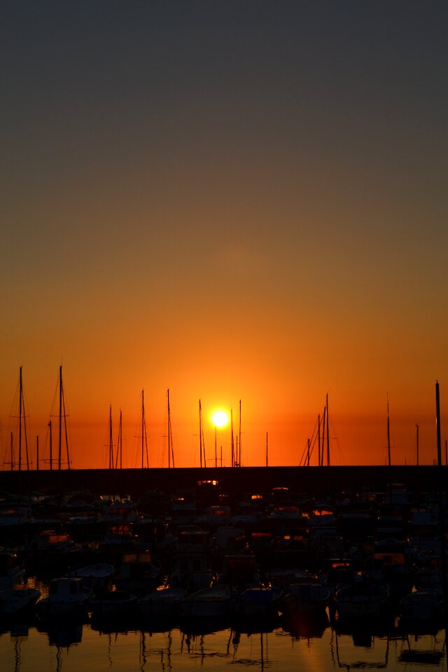 Sea abendstimmung italy