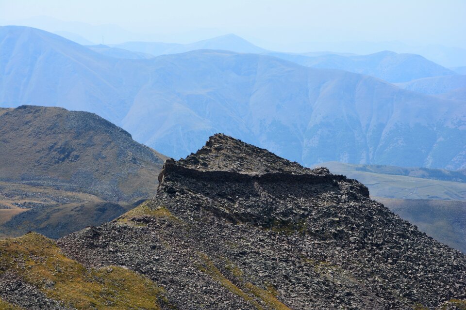 Sky grass mountain