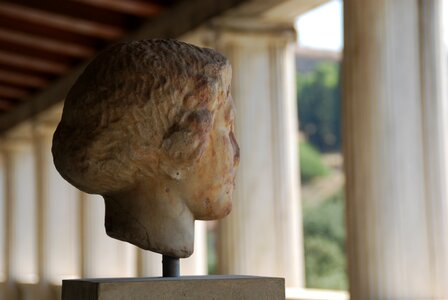 Sculpture column athens
