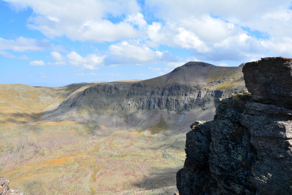 Sky grass mountain