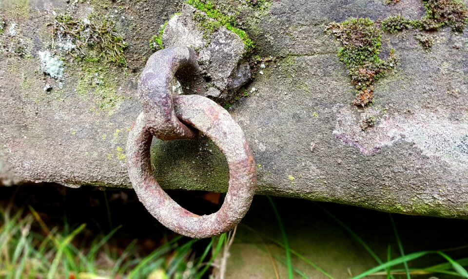 Metal ring garden decoration iron ring