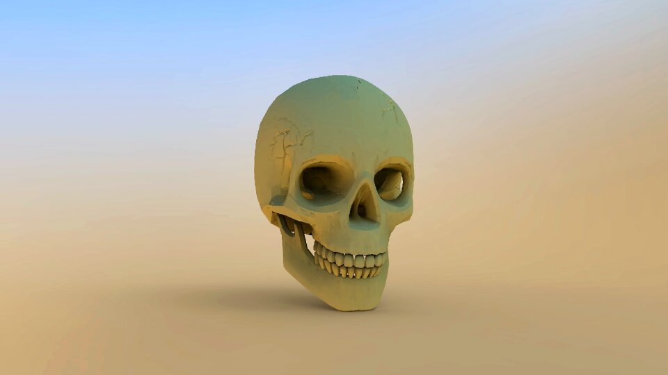 Horror weird bone
