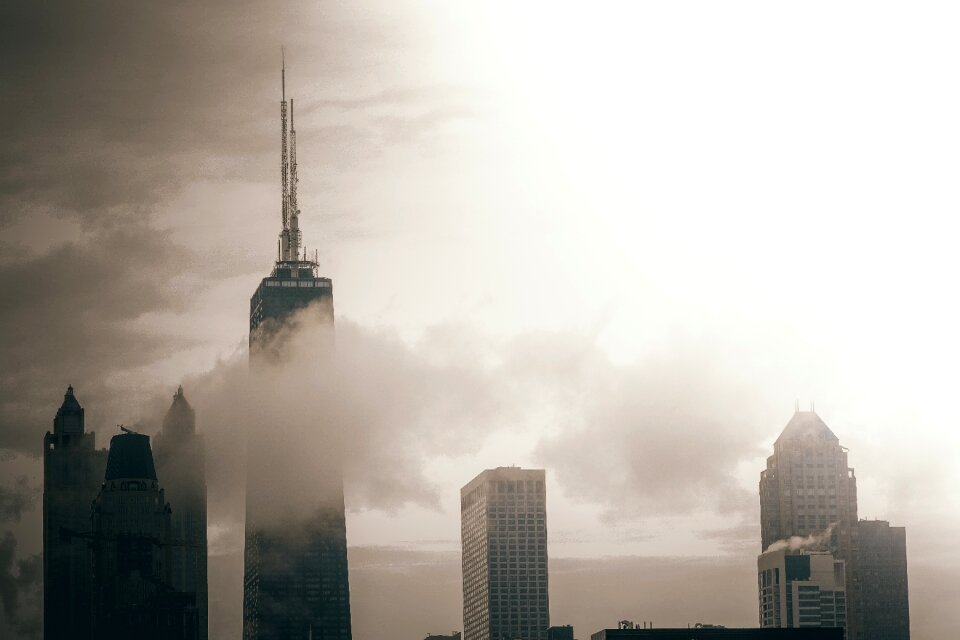 Sky skyscraper tower