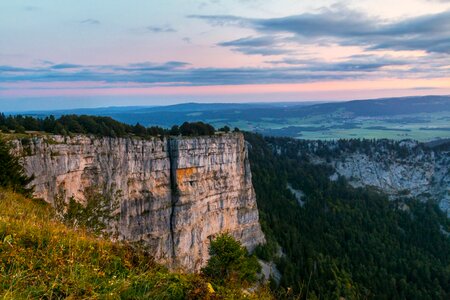 Evening sun switzerland silhouettes photo