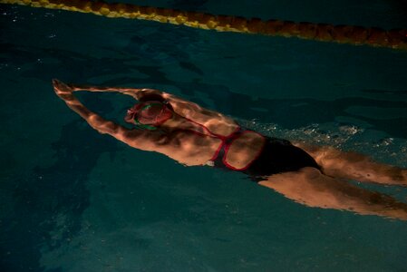 Pool water athlete photo