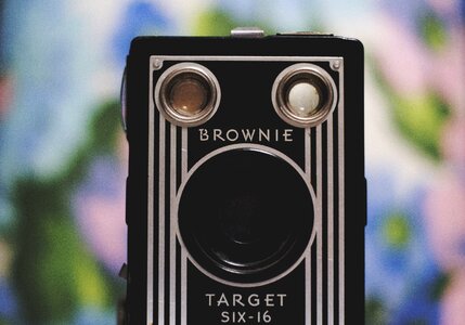 Lens old brownie