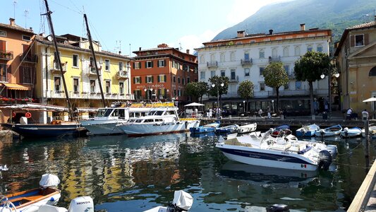 Porto malcesine lake garda photo