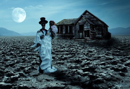 Landscape wedding image editing