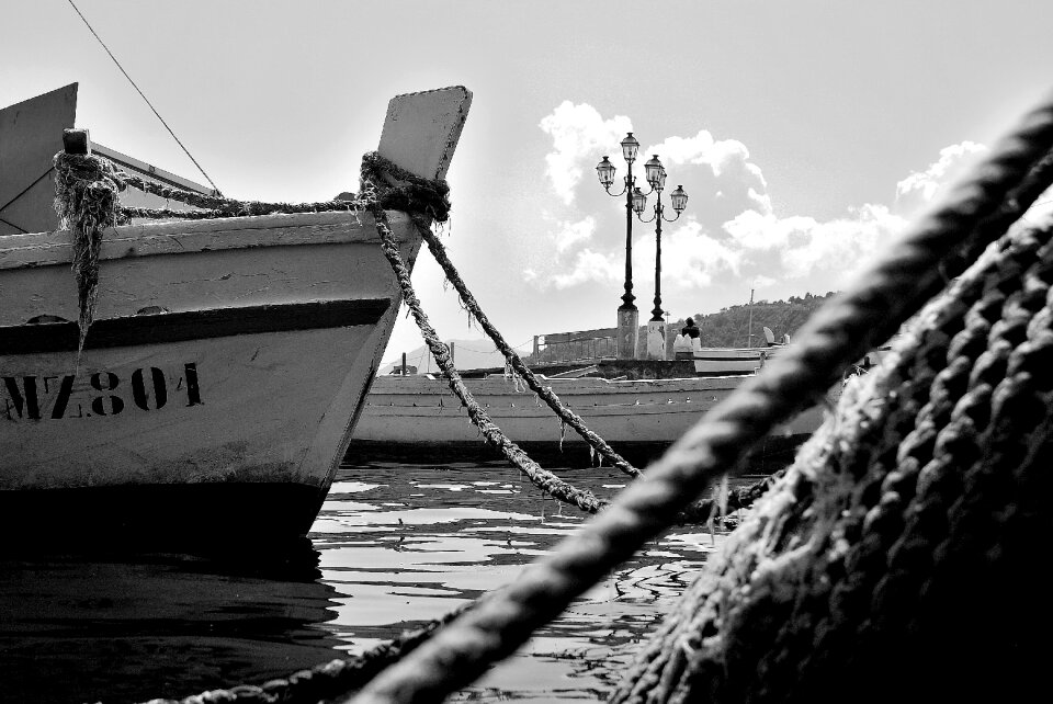Sea calm boat