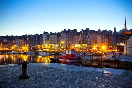 Travel illuminated honfleur