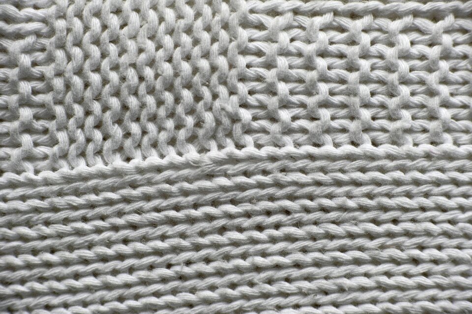 White macro textile