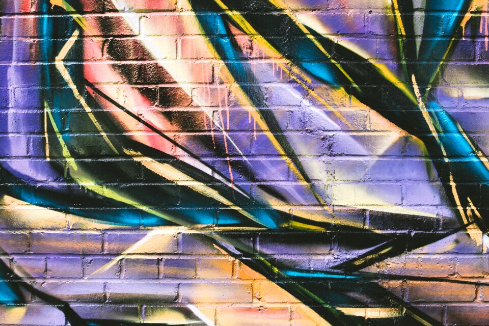 Bricks wall colours