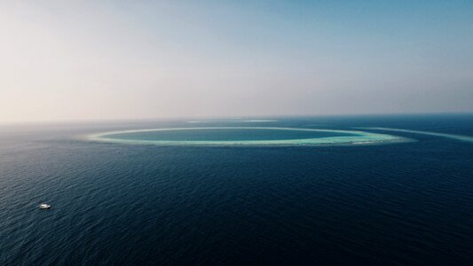 Blue ship boat