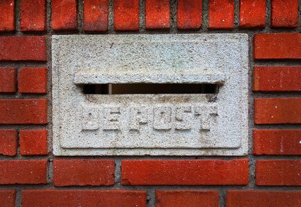 Stone letter box postal messages
