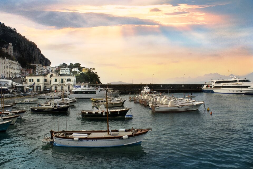 Mediterranean sea landscape