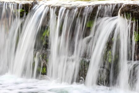 River stream gray waterfall photo