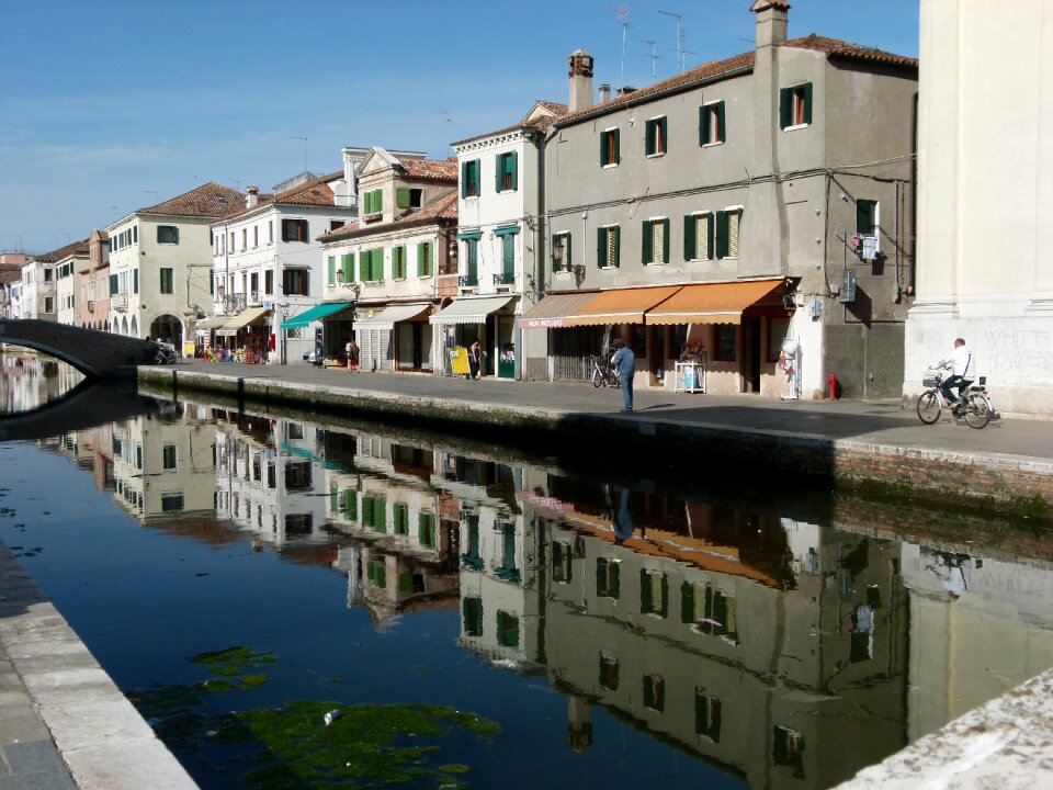 Channel water houses italy