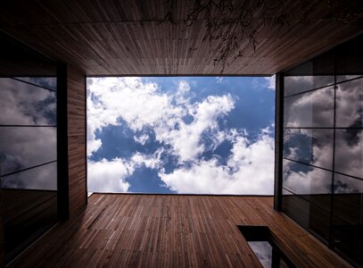 Window square square frame