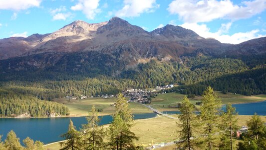 The alps panorama peace of mind photo