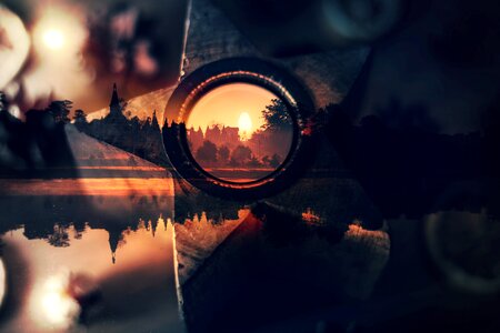 Slightly reflection water
