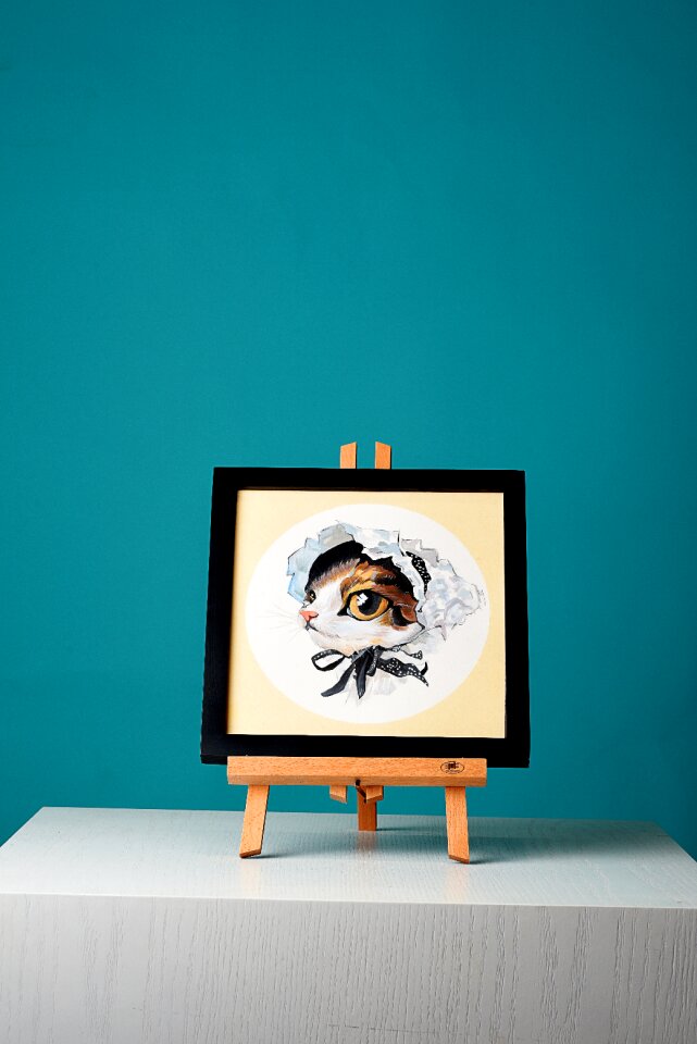 Watercolor painting frame decorative painting
