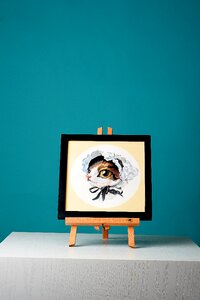 Watercolor painting frame decorative painting