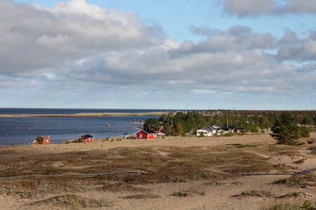 Sand sea seaside photo