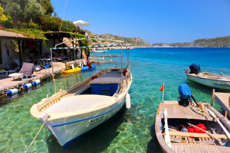 Vacation summer boats