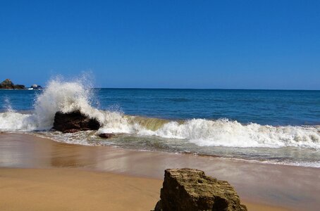 Sea wave beach photo