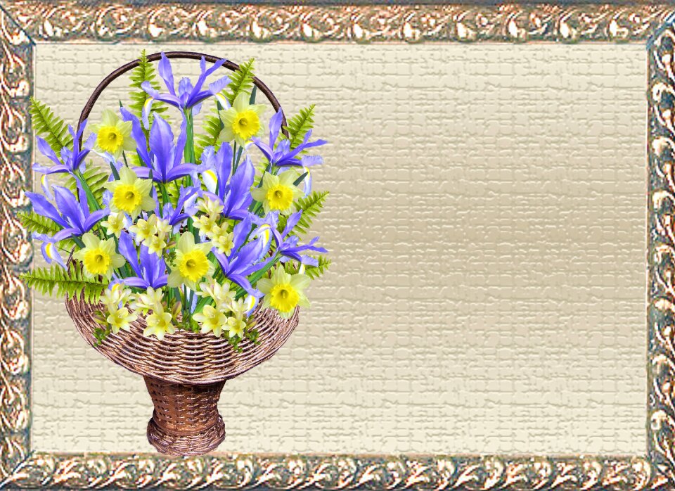 Daffodil basket frame
