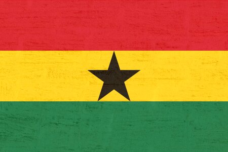 Flag west africa international photo