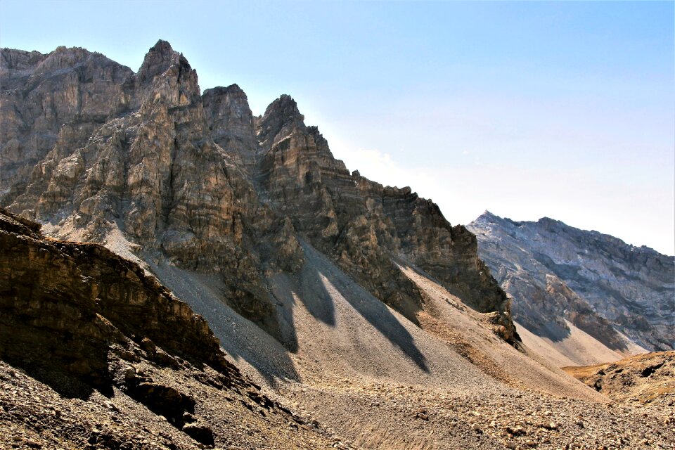 Landscape rock panorama