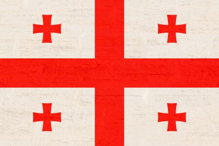 Georgia flag red