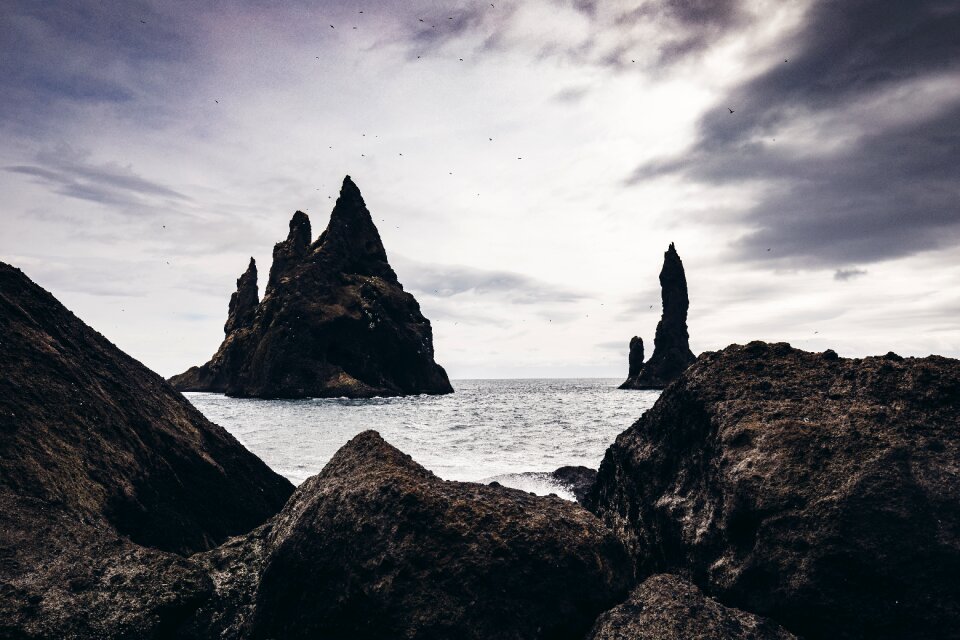Rocks cliff nature