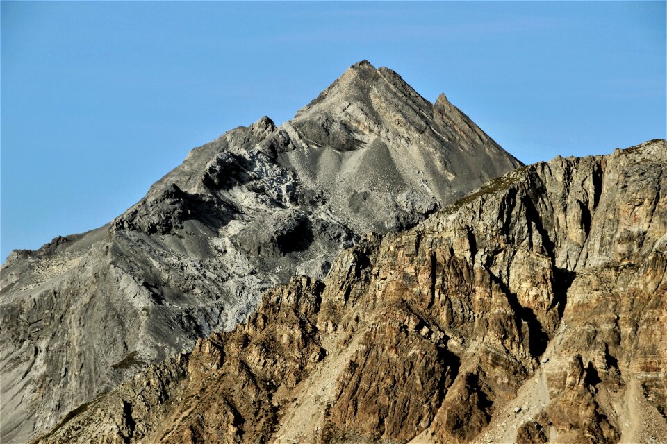 Sky travel mountain summit
