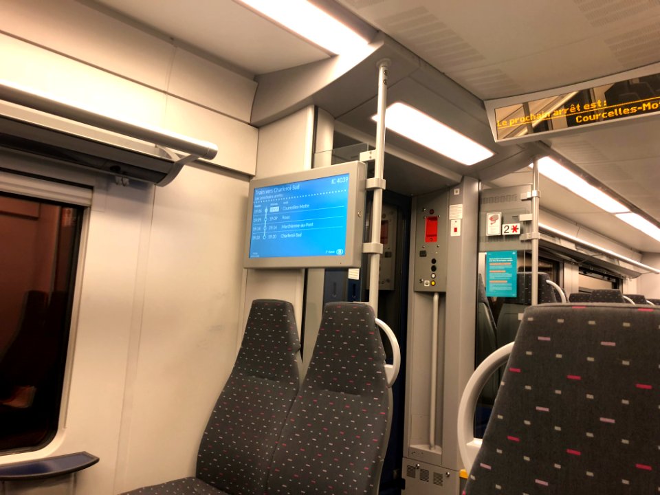 Interior of SNCB Class AM08 - 1