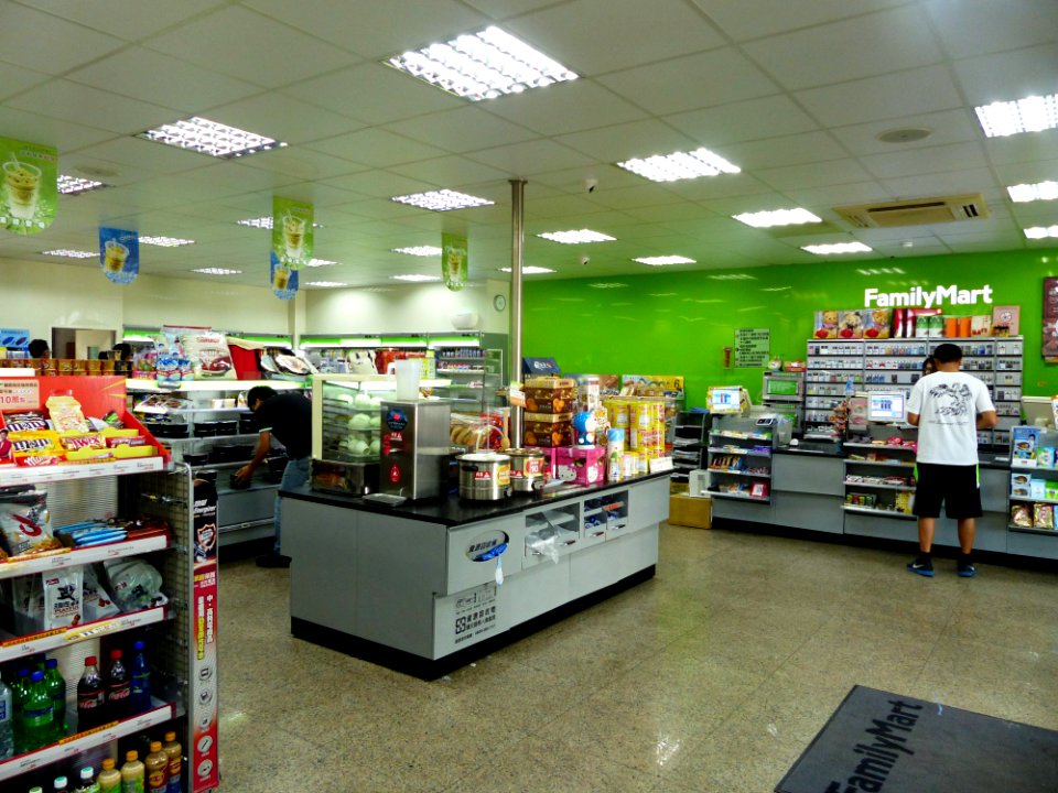 Interior of Family Mart Hualien Air Force Base Store 20170923