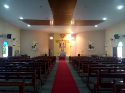 Interior da Igreja Matriz de José da Penha (RN)