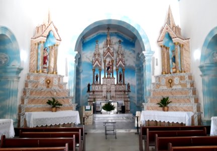 Interior da Igreja Matriz de Martins (RN)