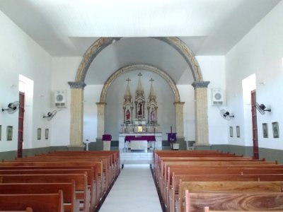 Interior da Igreja Matriz de Santo Antônio, Antônio Martins (RN)