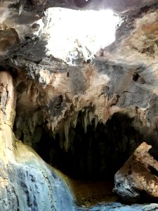 Interior da caverna da Catedral, Felipe Guerra (RN)