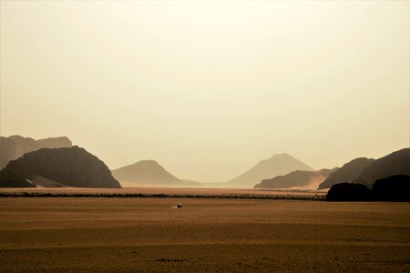 Sand desert landscape photo