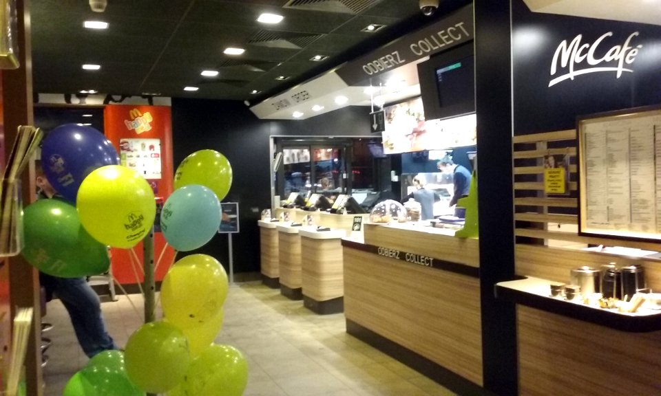 Inside McDonalds in Tomaszów Mazowieck