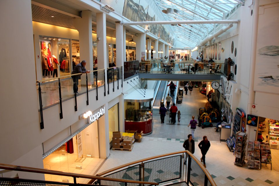 Inside the shopping mall CC Mart'n