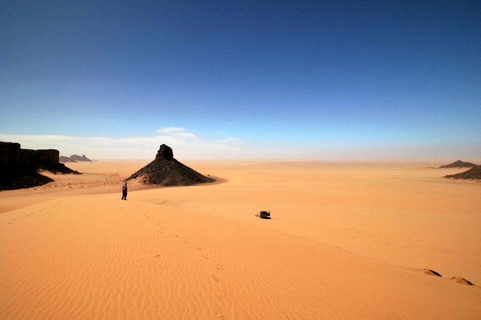 Sand desert landscape