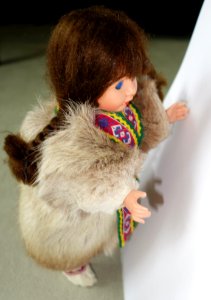 Inuit doll with reindeer coat (3) photo