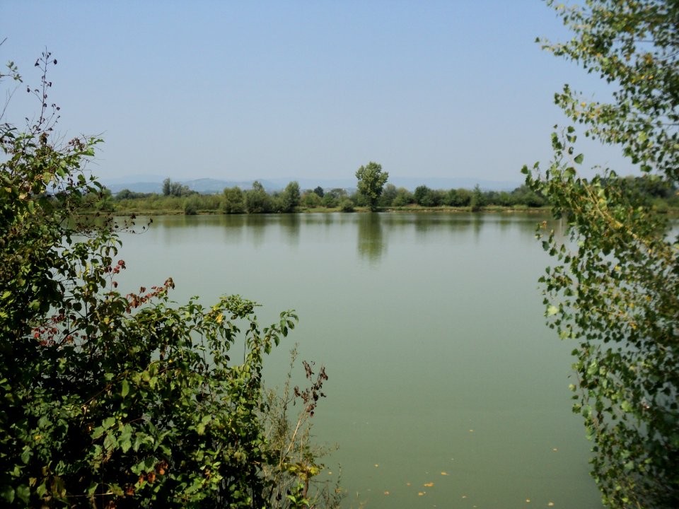 Jezero u sklopu jezera Šljunčare Ozalj