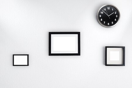 Frame picture frame clock
