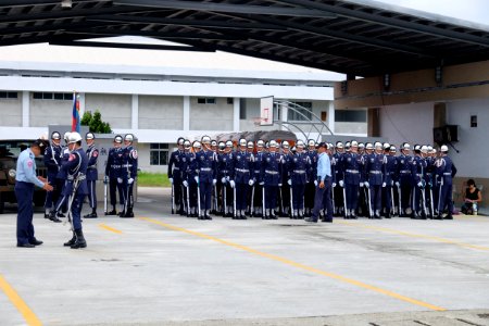 Honor Guards of ROCAF Stand by in Hangar of Hualien Air Forcr Base 20160813